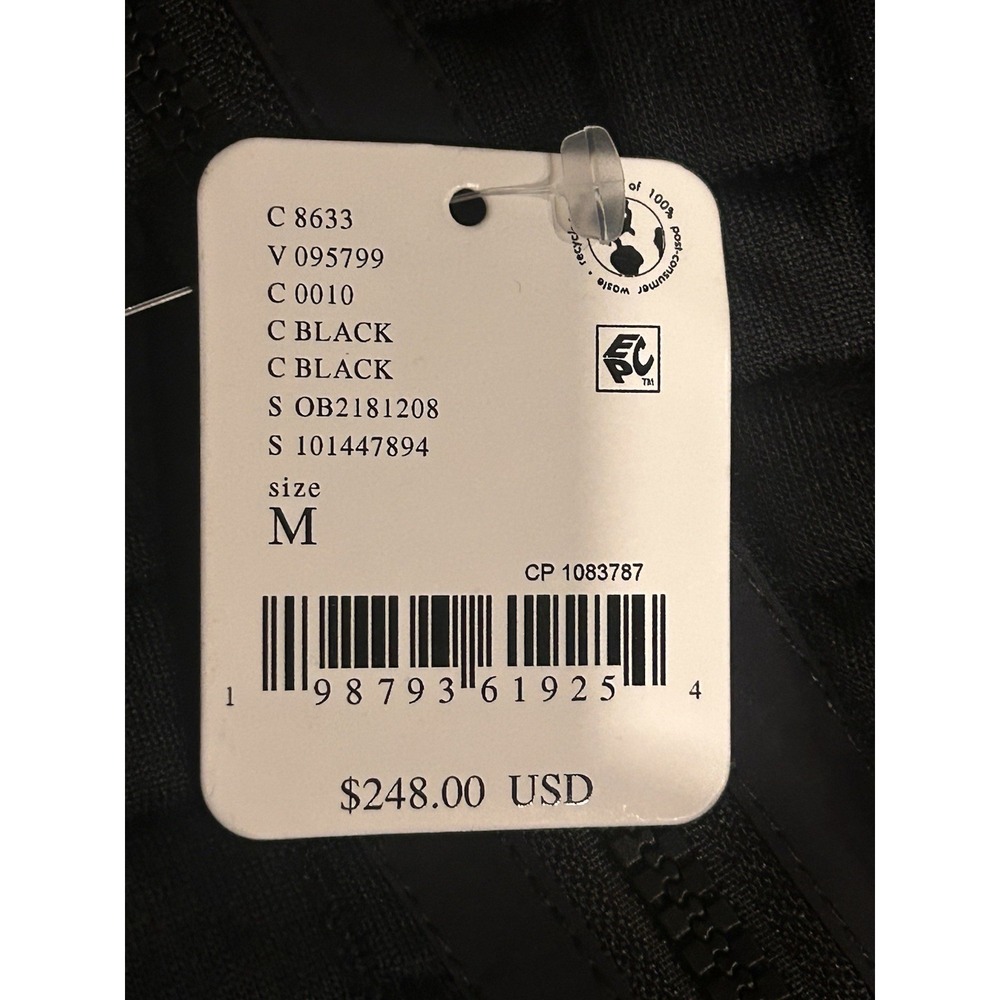 Free People Square Up Hooded Jacket Coat  Detail Black Size M NWT - Picture 7 of 12
